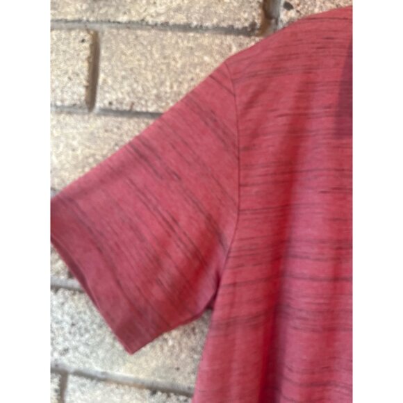 TravisMathew Mens Red Heather Polo Shirt XL - Picture 5 of 6